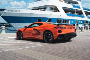 Corsa Performance - Corsa 2020 Corvette C8 3in Xtreme Cat-Back Exhaust 4.5in Black Quad Tips - Deletes stock AFM Valve - 21104BLK - Image 2