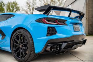 Corsa Performance - Corsa 20-23 Chevrolet Corvette C8 RWD 3in Valved Cat-Back Delete w/ NPP w/4.5in CF Black PVD Tips - 21105CFBLK - Image 2