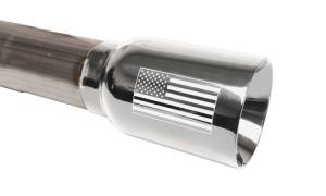 Corsa Performance - Corsa 07-18 Jeep Wrangler JKU 3.6L/3.8L 2.75in Sport Cat-Back Exhaust w/ 4in American Flag Tips - 21122USA - Image 3