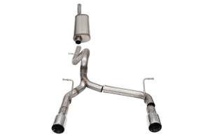 Corsa 18-21 Jeep Wrangler JLU 3.6L 2.75in Sport Cat-Back Exhaust w/ 4in Tips - 21124