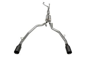 Corsa 21-22 Dodge Ram TRX Crew Cab Xtreme Catback Exhaust Dual Rear Black Tip - 21189BPC