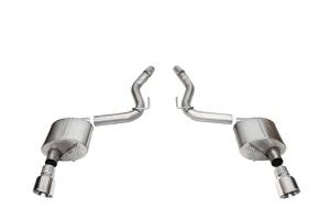 Corsa 2024 Ford Mustang Sport Axle-Back Dual Rear Exit with 4.5in Polished Pro-Series Tips - 21252