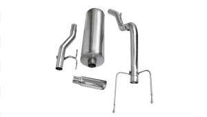 Corsa Performance - Corsa/dB 04-05 Dodge Ram Quad Cab/Short Bed 1500 4.7L V8 Polished Sport Cat-Back Exhaust - 24403 - Image 2