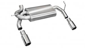 Corsa Performance - Corsa/dB Jeep 07-11 Wrangler 3.8L/12-14 Wrangler 3.6L Polished Sport Axle-Back Exhaust - 24412 - Image 2