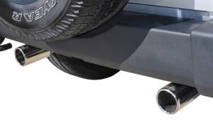 Corsa Performance - Corsa/dB Jeep 07-11 Wrangler 3.8L/12-14 Wrangler 3.6L Polished Sport Axle-Back Exhaust - 24412 - Image 4