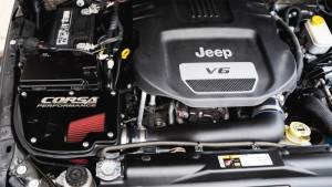 Corsa Performance - Corsa 12-18 Jeep Wrangler JK 3.6L V6 Closed Box Air Intake w/ DryTech 3D Dry Filter - 44412D - Image 2