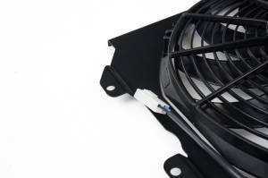 CSF - CSF 92-00 Honda Civic All-Aluminum Fan Shroud w/12in SPAL Fan - Black Finish - 2858FB - Image 2