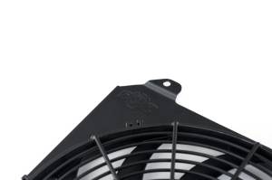 CSF - CSF 92-00 Honda Civic All-Aluminum Fan Shroud w/12in SPAL Fan - Black Finish - 2858FB - Image 3