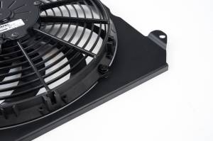 CSF - CSF 92-00 Honda Civic All-Aluminum Fan Shroud w/12in SPAL Fan - Black Finish - 2858FB - Image 4