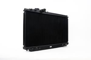 CSF 93-98 Toyota MK4 Supra Radiator - Black Finish - 2882B