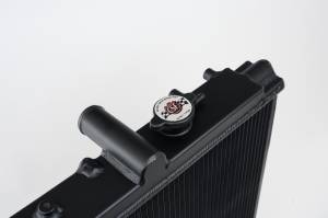 CSF - CSF 93-98 Toyota MK4 Supra Radiator - Black Finish - 2882B - Image 2