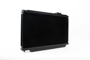 CSF - CSF 93-98 Toyota MK4 Supra Radiator - Black Finish - 2882B - Image 5