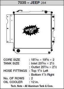 CSF - CSF 05-06 Jeep Wrangler Radiator - 7035 - Image 1