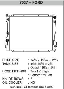 CSF - CSF 05-14 Ford Mustang Radiator - 7037 - Image 6