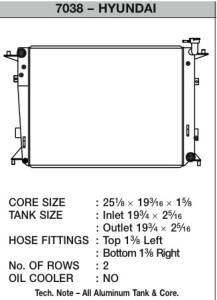 CSF - CSF 10-12 Hyundai Genesis 3.8L Radiator - 7038 - Image 5