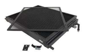 CSF - CSF BMW B58/B48 Front Mount Triple-Pass Heat Exchanger w/Rock Guard - Black - 8131B - Image 10