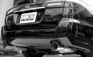 HKS - HKS 05-07 Subaru Legacy GT Silent Hi-Power Dual Exhaust - 31019-AF019 - Image 2