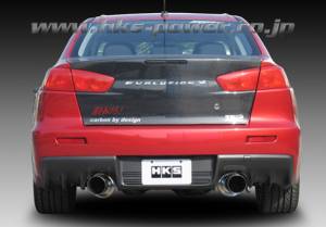 HKS - HKS 08-09 Evo 10 Hi-Power Dual Tip Catback Exhaust - 31008-BM001 - Image 2