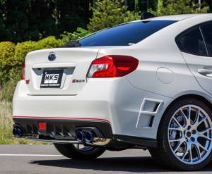 HKS SUPER TURBO MUFFLER 14+ Subaru WRX STi (EJ20) Catback Exhaust - 31029-AF013