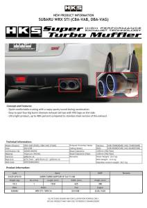 HKS - HKS SUPER TURBO MUFFLER  Ti Subaru VAB WRX STI/VAG WRX S4 - 31029-AF013V - Image 2