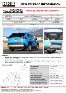 HKS LEGAMAX Premium RAV4 MXAA54 - 32018-AT063