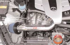 Injen - Injen 01-03 Lexus GS430/LS430/SC430 V8 4.3L Black IS Short Ram Cold Air Intake - IS2095BLK - Image 7