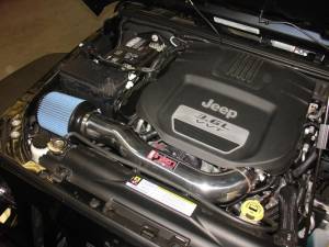 Injen - Injen 12-18 Jeep Wrangler JK 3.6L V6 Wrinkle Black Short Ram Intake w/ Open Filter - PF5004WB - Image 4