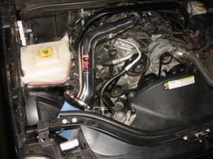 Injen - Injen 05-10 Grand Cherokee WK Wrinkle Bk Power-Flow Intake w/ MR Tech & Web Nano Fiber Dry Filter - PF5010WB - Image 6