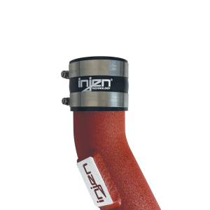 Injen - Injen 15-16 BMW M3(F80)/M4 (F82/83) 3.0L L6 Twin Turbo 2PC Aluminum Int. Charge Pipe - Wrinkle Red - SES1116ICPWR - Image 3