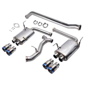 Injen - Injen 15-20 Subaru STI Cat Back Exhaust w/ Quad Titanium Tips - SES1207TT - Image 3