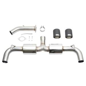 Injen - Injen 19-22 Hyundai Veloster N L4 2.0L Turbo Performance SS Axle Back Exhaust System - Carbon Tips - SES1343ABCF - Image 3