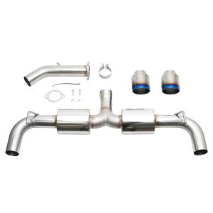 Injen - Injen 19-22 Hyundai Veloster N L4 2.0L Turbo Performance SS Axle Back Exhaust System - Burnt Ti Tips - SES1343ABTT - Image 3