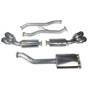 Injen - Injen 10-13 Hyundai Genesis Coupe 2.0L(t) 4cyl SS Exhaust w/ 76mm Y-Pipe Resonator/Molded SS Flanges - SES1386TT - Image 2