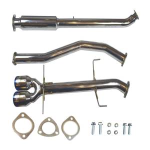 Injen - Injen 17-20 Honda Civic Si 1.5L Turbo (Sedan Only) 3in Cat-Back Stainless Steel Exhaust - SES1581TT - Image 2