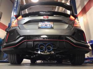 Injen - Injen 17-19 Honda Civic Type-R 3in SS Cat-Back Exhaust w/ Dual Burnt Titanium Tips - SES1582TT - Image 5