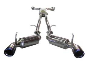 Injen - Injen 03-08 350Z Dual 60mm SS Cat-Back Exhaust w/ Built In Resonated X-Pipe - SES1987TT - Image 4