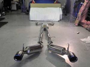 Injen - Injen 09-20 Nissan 370Z Dual 60mm SS Cat-Back Exhaust w/ Built In Resonated X-Pipe - SES1989TT - Image 3