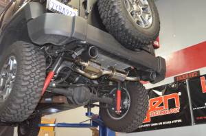 Injen - Injen 07-17 Jeep Wrangler JK 3.6L/3.8L 63mm Stealth Black Axle-back Exhaust w/ 4in Black Tips - SES5004BLK - Image 6