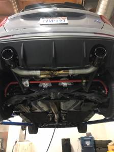 Injen - Injen 16-18 Ford Focus RS 3in Cat-Back Stainless Steel Exhaust w/ 4in Black Chrome Tips - SES9004 - Image 7