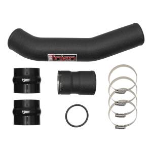 Injen - Injen 17-22 Ford F250/F/350/F-450/F-550 V8-6.7L Turbo Diesel Wrnkl Blk Intercooler Hot Side Piping - SES9004ICPHWB - Image 3