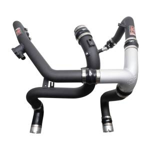 Injen 21-23 Ford Bronco 2.7L V6 (TT) EcoBoost SES Intercooler Pipes - Wrinkle Black - SES9301ICPWB