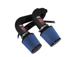 Injen - Injen 08-09 535i E60 3.0L L6 Twin intake & AMSOIL Filters Wrinkle Black Short Ram Intake - SP1130WB - Image 3