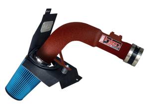 Injen 2015 Subaru STi 2.5L 4 Cyl (Turbo) Wrinkle Red Cold Air Intake w/ MR Tech and Heat Shield - SP1206WR