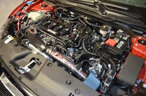 Injen - Injen 16-21 Honda Civic 1.5L 4 Cyl. Wrinkle Red Short Ram Intake - SP1572WR - Image 3