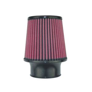 Injen - Injen High Performance Air Filter - 3.00 Black Filter 6 Base / 5 Tall / 4 Top - 45 Pleat - X-1017-BR - Image 2