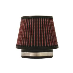 Injen High Performance Air Filter - 4.50 Black Filter 6.75 Base / 5 Tall / 5 Top - X-1018-BR