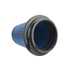 Injen - Injen SuperNano-Web Air Filter 5in Flange ID 7in Base/ 7.9in Height/ 5in Top/ Filter Monitor Nipple - X-1106-BB - Image 6