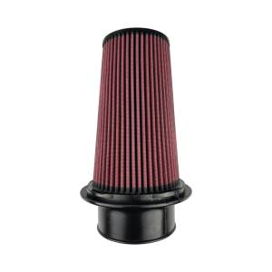 Injen - Injen 8-Layer Oiled Cotton Gauze Air Filter 4.0in ID/ 7.0in Base / 8.80in Height / 5in Top - X-1108-BR - Image 2