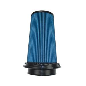 Injen NanoWeb Dry Air Filter- 4in Flange ID 6in Twist Lock Base 8.8in Media Height 4in Top - X-1110-BB