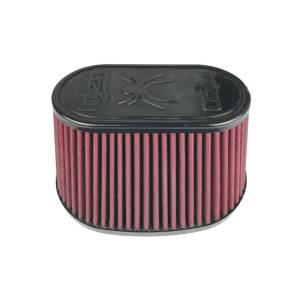 Injen - Injen Oiled Air Filter 8.5x5.63in Oval ID / 9.92x7.17in Base / 5.7in HT / 6.865ix4.115in Top - X-1126-BR - Image 2